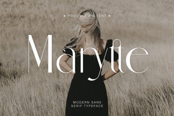 Marytte Sans Serif Font By Alfinart