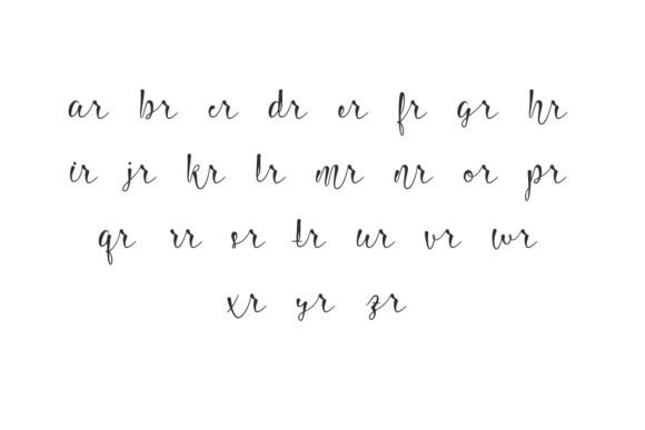 Median Florets Font PNG with transparent background - Preview 6