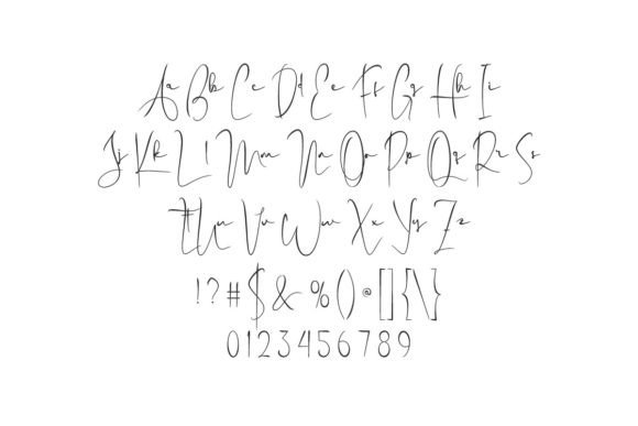 My Journal Font font preview - 3