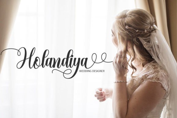 Paradise Garden Font PNG with transparent background - Preview 1