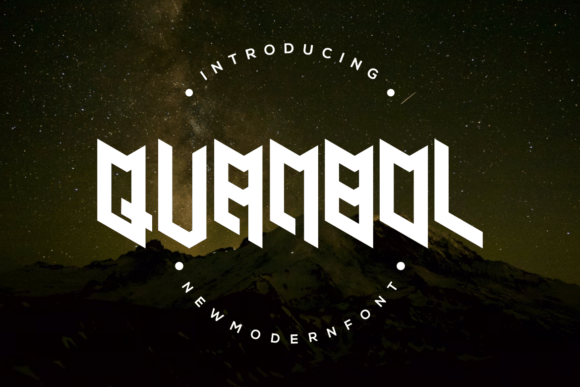Quanbol Font PNG with transparent background - Preview 1