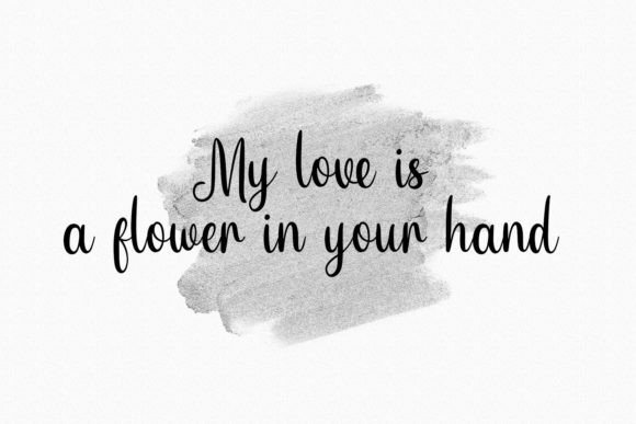 Ringheart Font PNG with transparent background - Preview 5