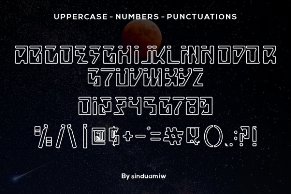 Sagitari Font PNG with transparent background - Preview 1