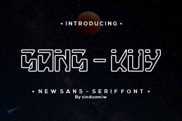 Sagitari Font PNG with transparent background - Preview 2