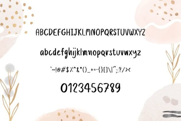 Sakura Font PNG with transparent background - Preview 2
