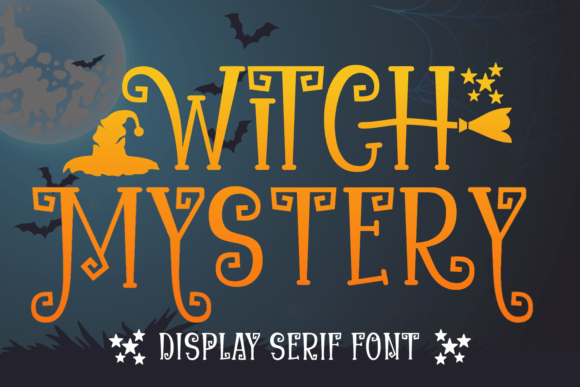 Witch Mystery Display Font By Creative Fabrica Fonts