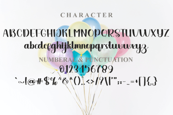 Birthday Font - Preview 4