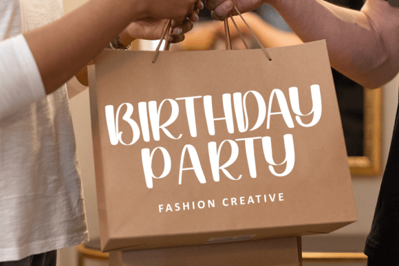 Birthday Font - Preview 5
