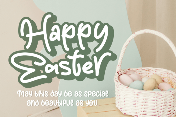 Easter Holiday Font - Preview 1