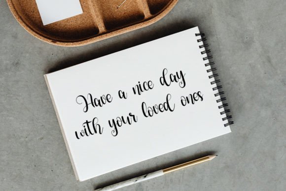 Fall Coffee Font - Preview 3
