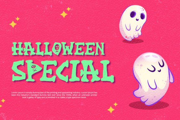 Hello Monster Font PNG with transparent background - Preview 3