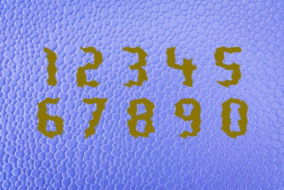 Mirrage Font PNG with transparent background - Preview 1