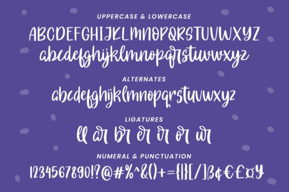 Night Howler Font PNG with transparent background - Preview 5