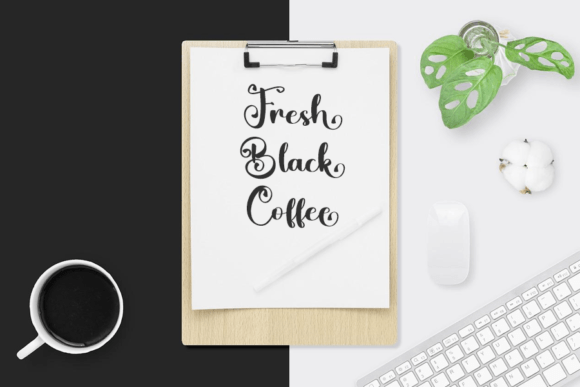 Black Ink Font - Preview 5