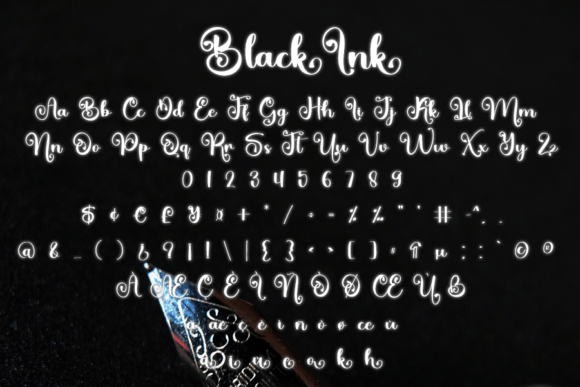 Black Ink Font - Preview 6
