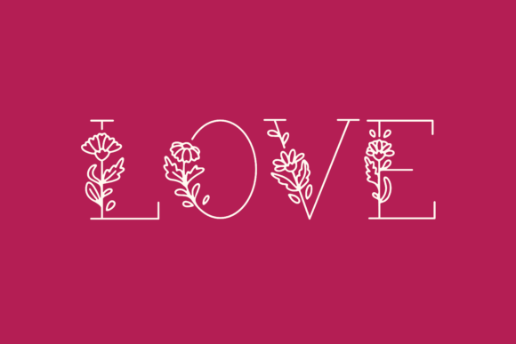 Daisy Garden Font PNG with transparent background - Preview 2