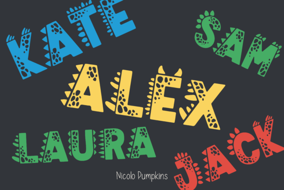 Dino Park Font - Preview 2