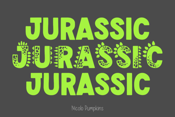 Dino Park Font - Preview 4