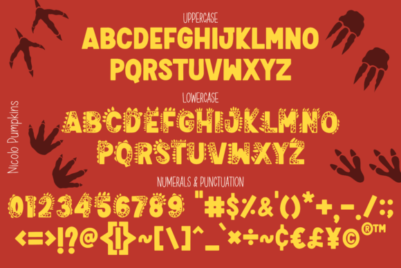 Dino Park Font - Preview 1