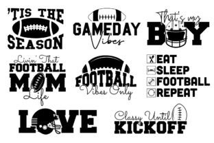 Football SVG Bundle Vol.3 Graphic by CraftlabSVG · Creative Fabrica
