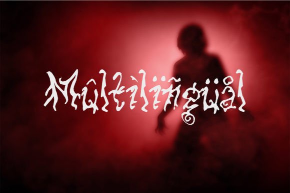 Friday 13th Font PNG with transparent background - Preview 2