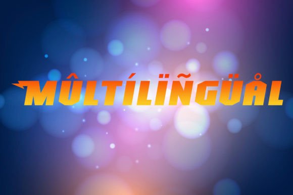 Like a Flash Font PNG with transparent background - Preview 1