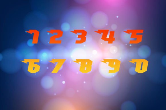 Like a Flash Font PNG with transparent background - Preview 2