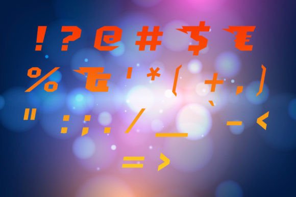Like a Flash Font PNG with transparent background - Preview 4