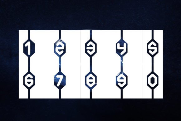 Mistic Runes Font PNG with transparent background - Preview 1