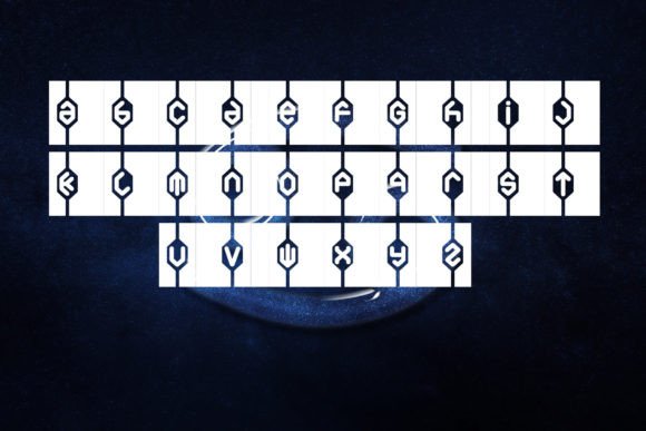 Mistic Runes Font PNG with transparent background - Preview 2
