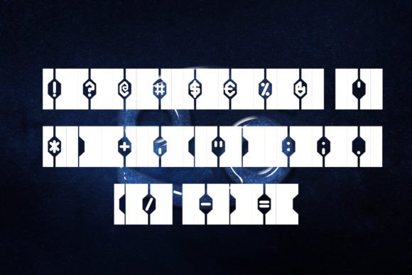 Mistic Runes Font PNG with transparent background - Preview 3