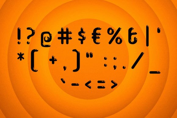 My Round Font PNG with transparent background - Preview 1
