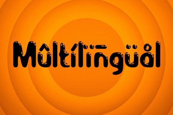 My Round Font PNG with transparent background - Preview 2