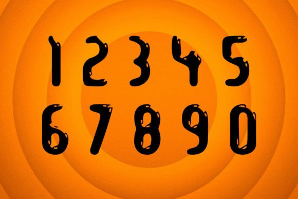 My Round Font PNG with transparent background - Preview 3