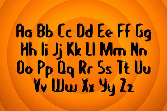 My Round Font PNG with transparent background - Preview 4