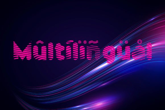 Nano Print Font PNG with transparent background - Preview 1
