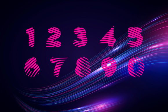 Nano Print Font PNG with transparent background - Preview 2