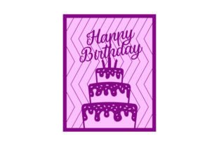 Birthday Card - Happy Birthday SVG Cut file by Creative Fabrica Crafts ...