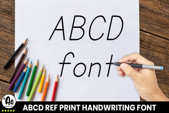 Abcd Ref Regular Italic Font - Preview 1