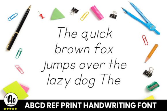 Abcd Ref Regular Italic Font - Preview 3