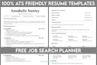 ATS Friendly Resume Template Job Search Graphic by tanondesign ...