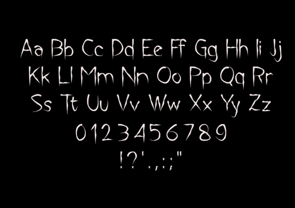 Alone in Halloween Font - Preview 1