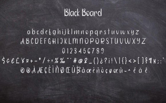 Back to School Font - Preview 3
