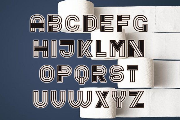 Bathroom Font - Preview 1