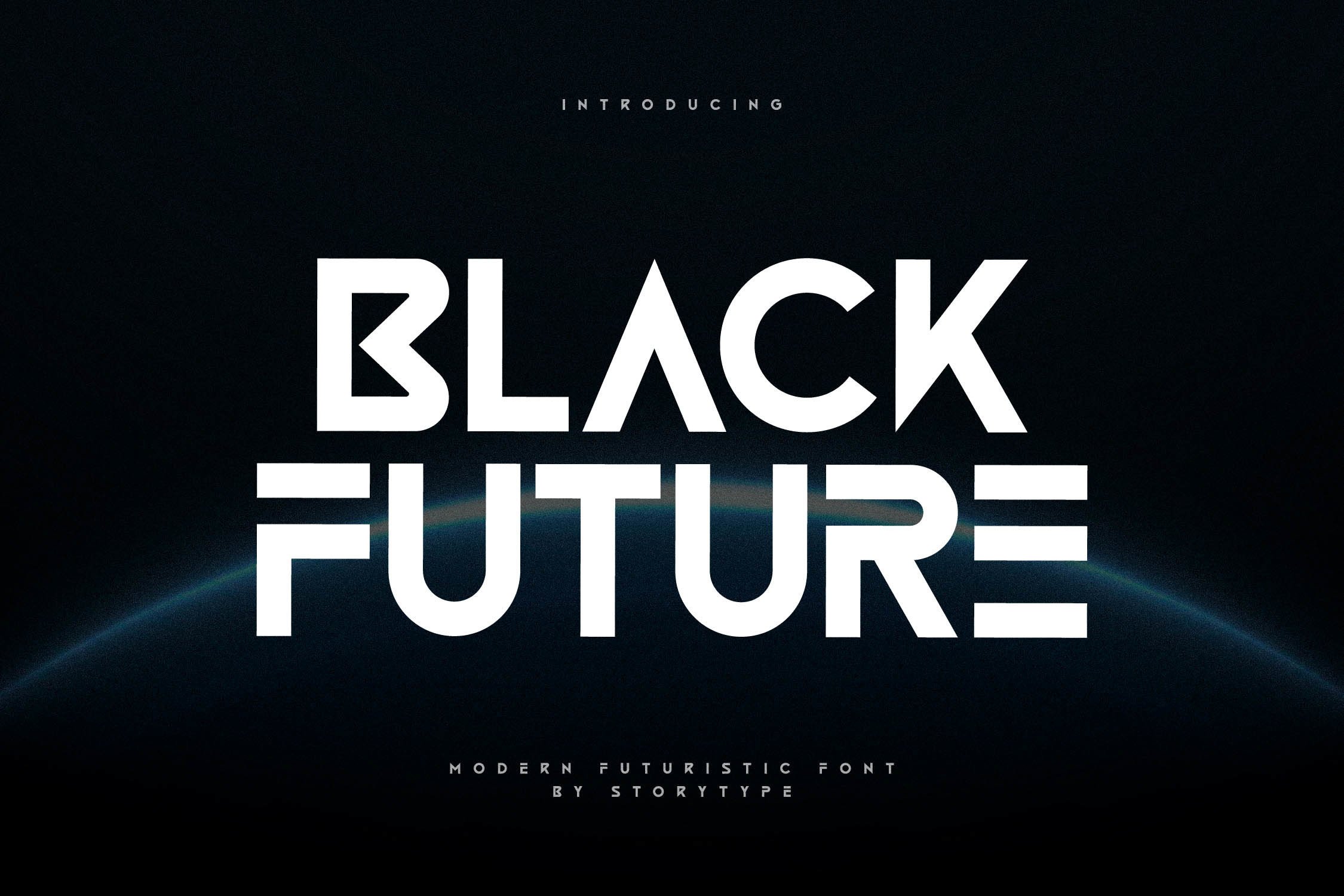 Black Future Font by Storytype Studio · Creative Fabrica font preview