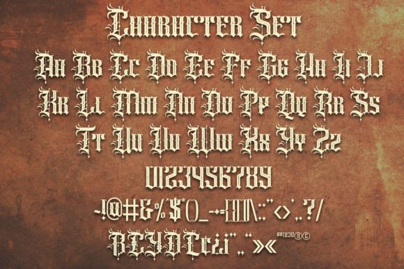 Bruised Font - Preview 4