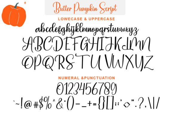 Butter Pumpkin Duo Font - Preview 5