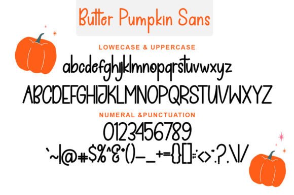 Butter Pumpkin Duo Font - Preview 6