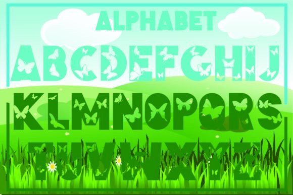 Butterfly Font - Preview 1
