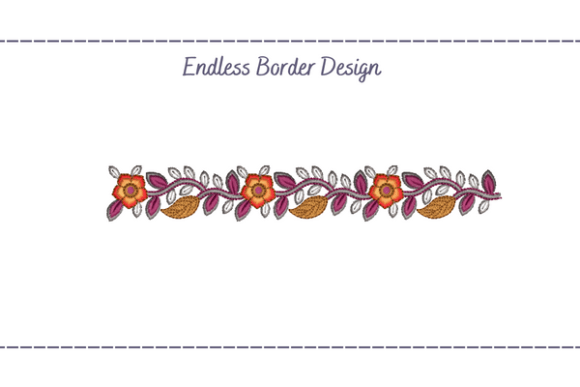 Endless Floral Border